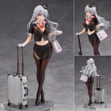 Awahara Shiori Stewardess ver. Anime Sexy Girl Fig...