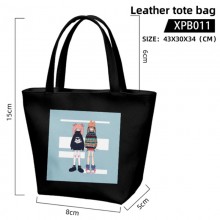 EVA anime waterproof leather tote bag handbag