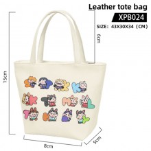 Haikyuu anime waterproof leather tote bag handbag