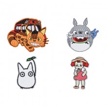 Totoro anime cloth patches stickers
