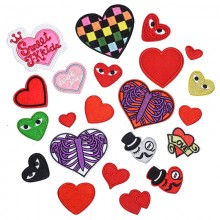 Love cloth patches stickers