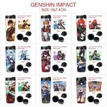 Genshin Impact game plastic insulated mug cup