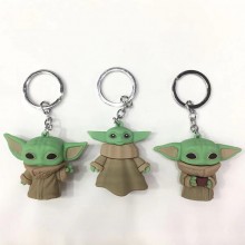 Star Wars Yoda anime figure doll key chain