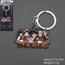 Dragaon Ball One Piece Naruto anime key chain/necklace/pin