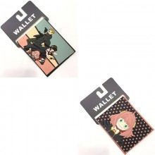 SPY FAMILY anime silicone wallet purse