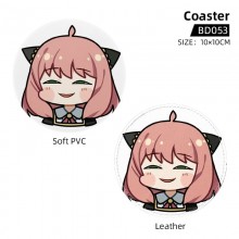 SPY FAMILY anime soft pvc coaster coffee cup mats ...