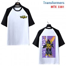 Transformers raglan sleeve cotton t-shirt t shirts