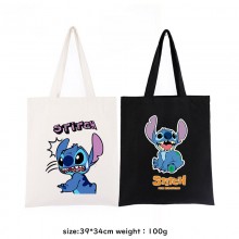 Stitch anime canvas handbag shopping bag
