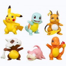 Pokemon anime figures set(6pcs a set)(OPP bag)