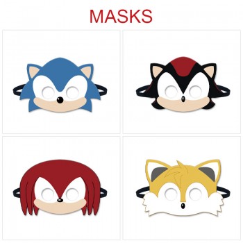 Sonic the Hedgehog cosplay felt masks eye patch