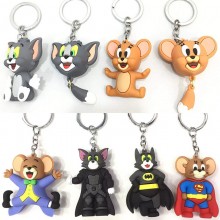 Tom and Jerry figure doll key chains
