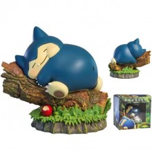 Pokemon Snorlax sleeping anime figure