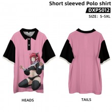 My Dress-Up Darling anime short sleeved polo t-shi...