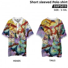 Mononoke anime short sleeved polo t-shirt t shirts