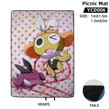 Keroro anime waterproof cloth camping picnic mat p...