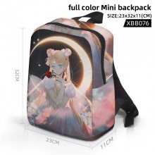 Sailor Moon anime full color mini backpack bag