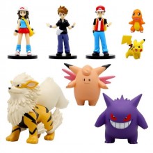 Pokemon anime figures set(8pcs a set)(OPP bag)