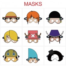 One Piece anime cosplay felt masks