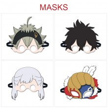 Black Clover anime cosplay felt masks