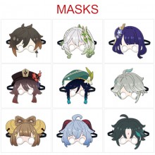 Genshin Impact game cosplay felt masks