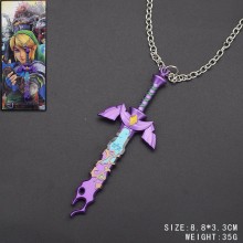 The Legend of Zelda game mini sword key chain/necklace