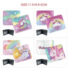 Unicorn anime wallet purse