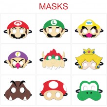 Super Mario anime cosplay felt masks eye patch