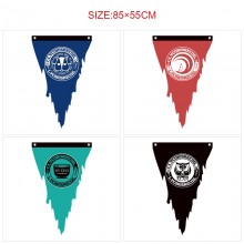 Lycoris Recoil anime triangle pennant flags 85CM