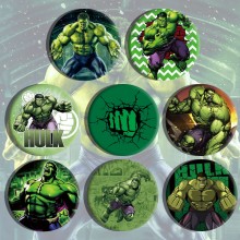 Hulk brooch pins set(8pcs a set)58MM