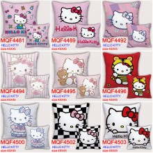 Hello Kitty anime two-sided pillow 450*450MM