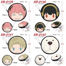 SPY x FAMILY anime pu zipper round wallet coin pur...