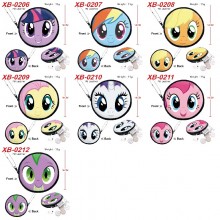 My Little Pony anime pu zipper round wallet coin p...