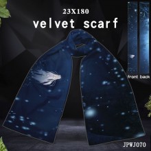 Re:Life in a different world from zero anime velvet scarf