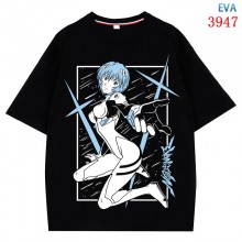 EVA anime 230g direct injection short sleeve cotton t-shirt
