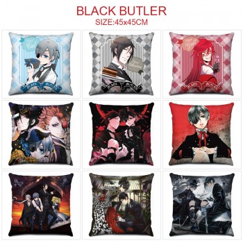 Kuroshitsuji Black Butler anime two-sided pillow 45*45cm