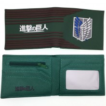 Attack on Titan anime PVC silicone wallets