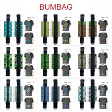 Minecraft game canvas chest waist pack bags