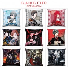 Kuroshitsuji Black Butler anime two-sided pillow 45*45cm
