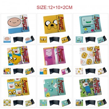 Adventure Time anime snap wallet buckle purse