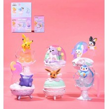POP'n SWEET COLLECTION Pikachu anime figures set(6pcs a set)