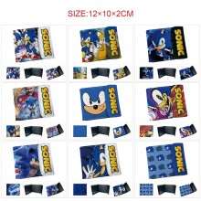 Sonic the Hedgehog snap wallet buckle purse
