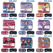 The Amazing Digital Circus anime zipper wallet pur...