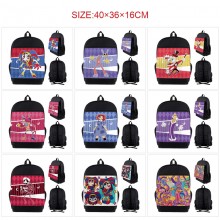 The Amazing Digital Circus anime nylon backpack bag