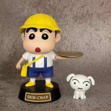 Crayon Shin-chan and dog anime figure