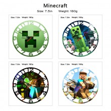 Minecraft game wall clock
