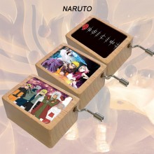 Naruto anime wooden music box