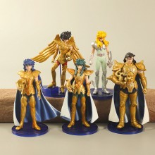 Saint Seiya anime figures set(5pcs a set)(OPP bag)