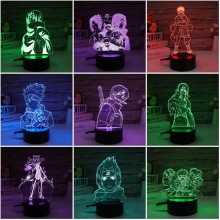 Naruto Anime Acrylic Figure 3D Lamp USB Night Ligh...
