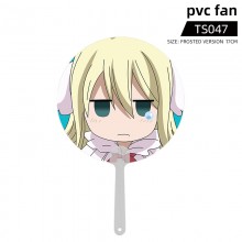 Fairy Tail anime PVC fan circular fans
