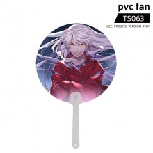 Inuyasha anime PVC fan circular fans